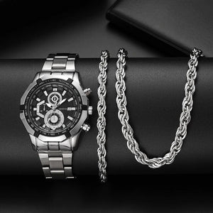 Men Luxury Fashion Design Stainless Steel Watch