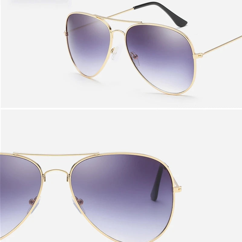 Classic Retro Pilot Ocean Sunglasses