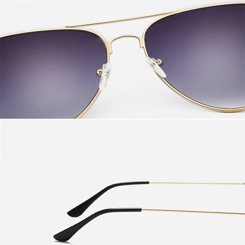 Classic Retro Pilot Ocean Sunglasses