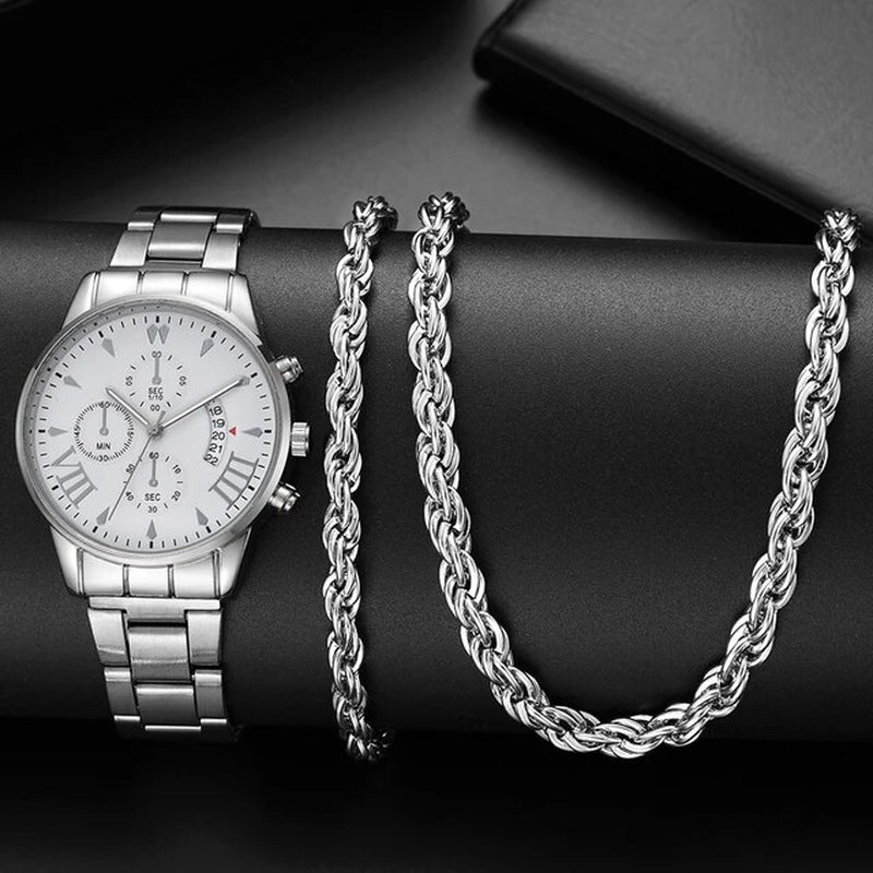 Men Luxury Fashion Design Stainless Steel Watch