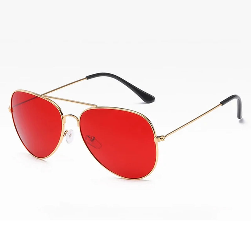 Classic Retro Pilot Ocean Sunglasses