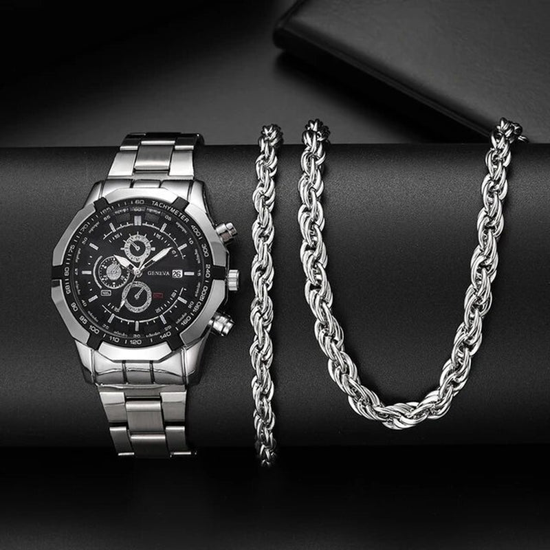 Men Luxury Fashion Design Stainless Steel Watch