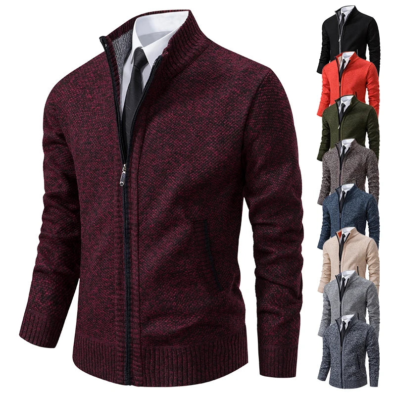 2023 Men's knitted sweater cardigan